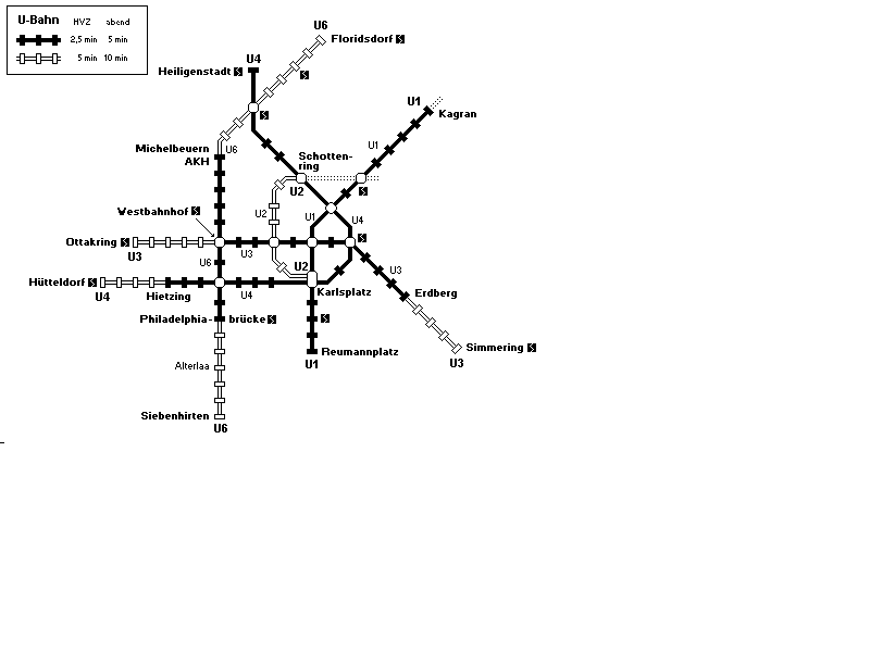 U-Bahn-Netzplan